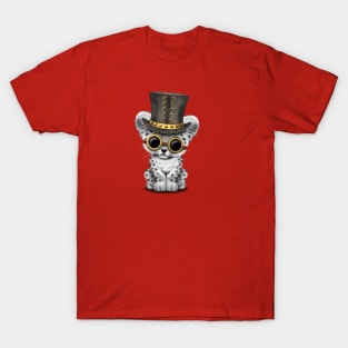 Steampunk Snow Leopard Cub T-Shirt